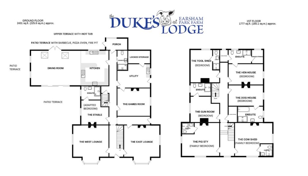 DUKES LODGE FLOOR PLAN